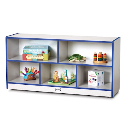Jonti-Craft Rainbow Accents Toddler Single Mobile Storage Unit, Blue 0324JCWW003